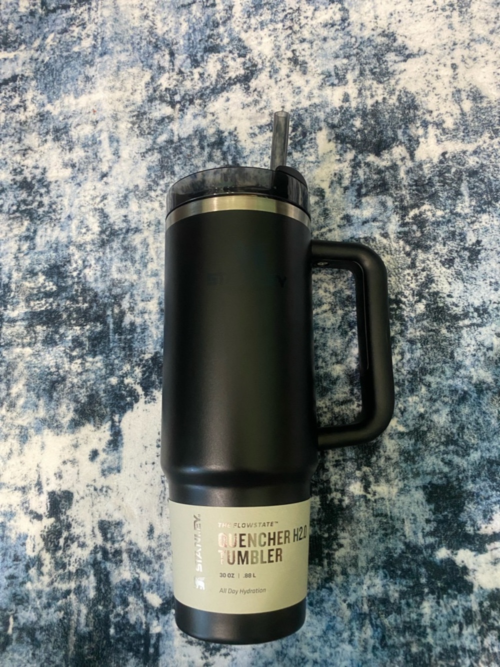 Stanley Black Travel Mug with Handle - Black